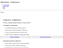 Tablet Screenshot of cenikpraci.cz